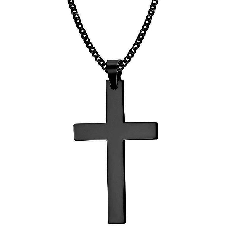 Kreuz Halskette Edelstahl Pendant Necklace
