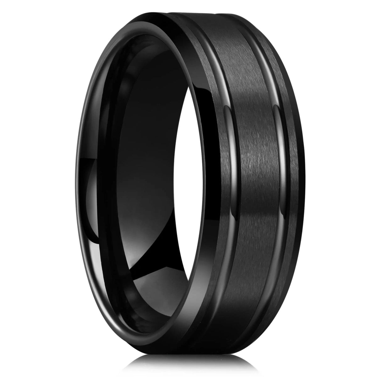 Edelstahl Ring Premium Band Collection