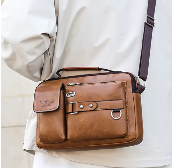 Retro Messenger Bag Wasserdichte Laptoptasche