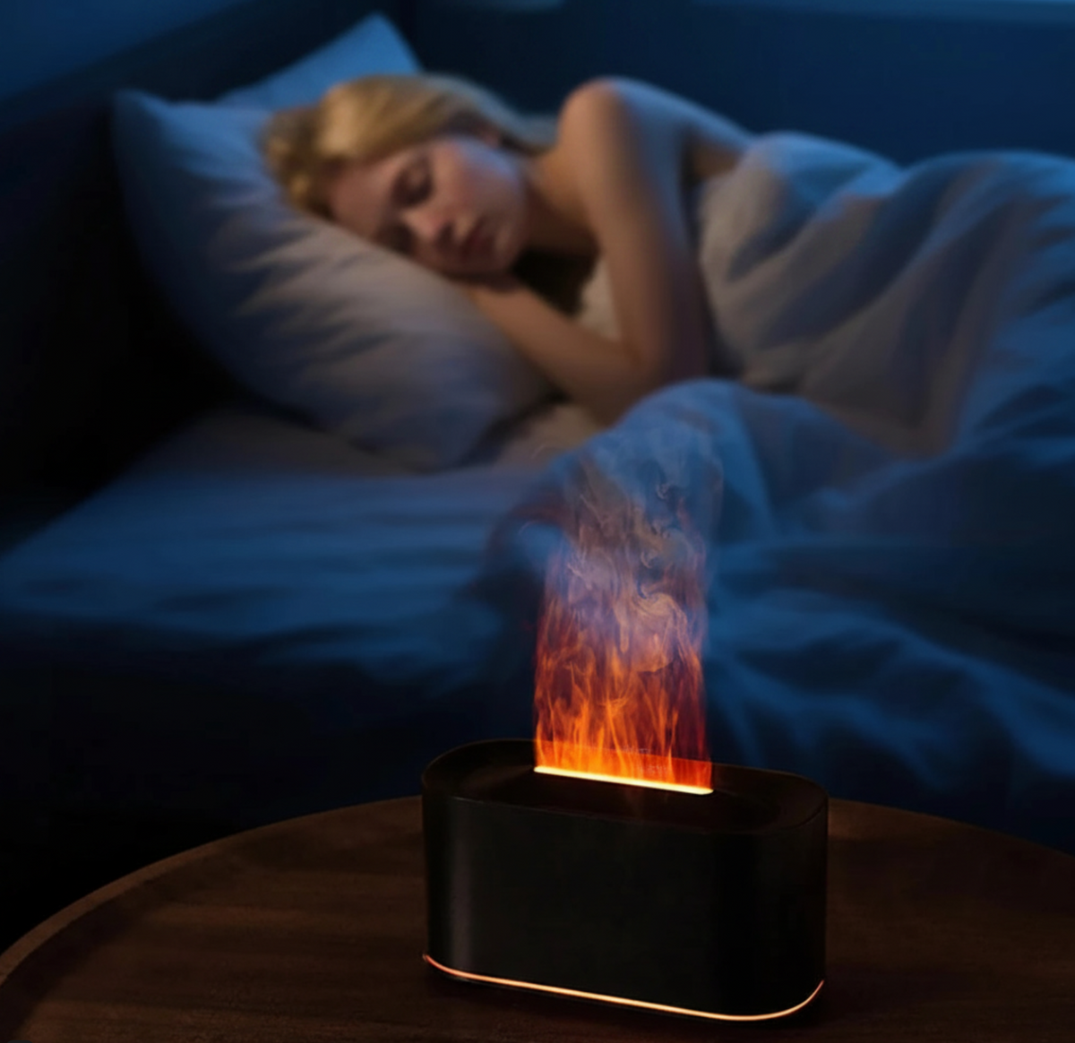 Flammen Luftbefeuchter LED Aroma Diffuser