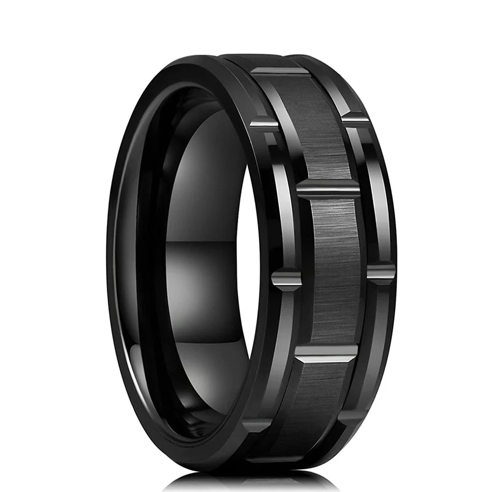 Edelstahl Ring Premium Band Collection