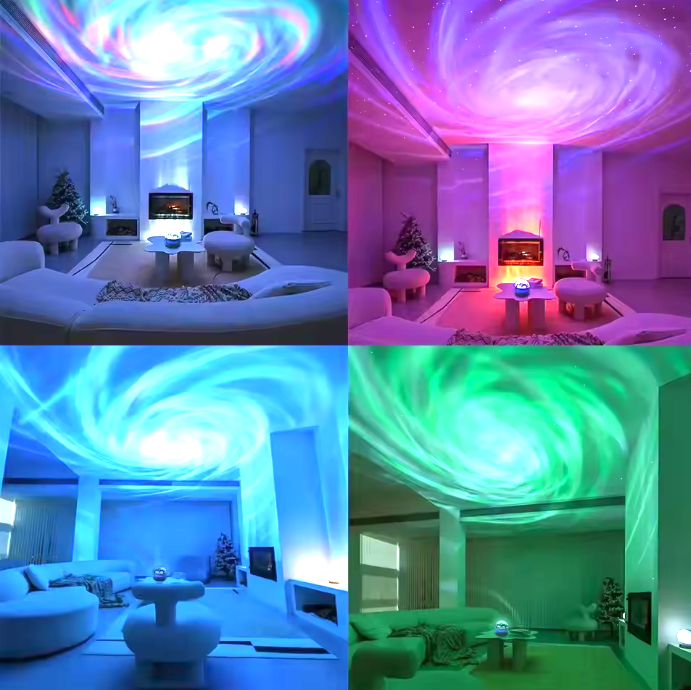 Galaxy & Ozean Projektor LED Atmosphäre Nachtlicht