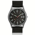 Quartz Armbanduhr Minimalist Military Style