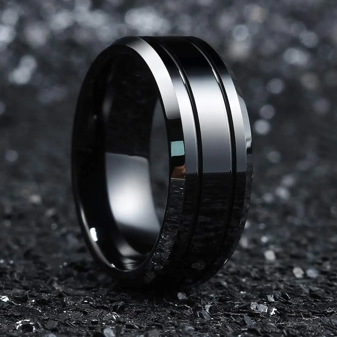 Edelstahl Ring Premium Band Collection