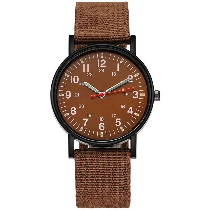 Quartz Armbanduhr Minimalist Military Style