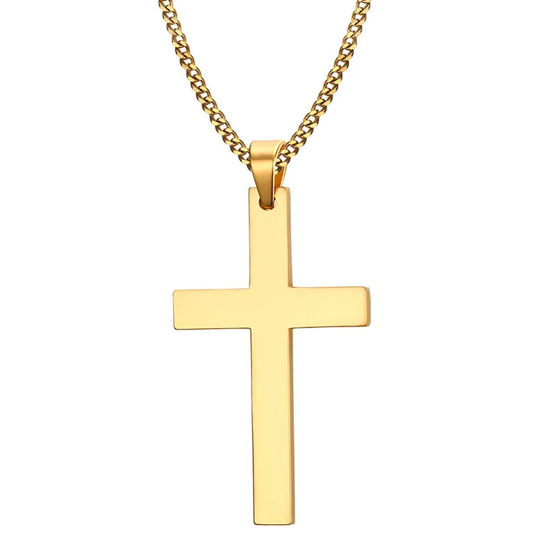 Kreuz Halskette Edelstahl Pendant Necklace