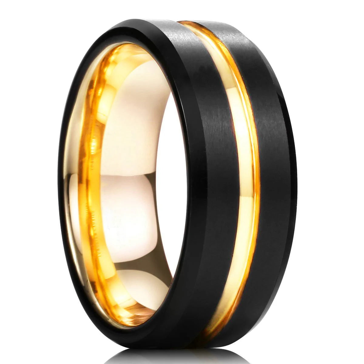 Edelstahl Ring Premium Band Collection