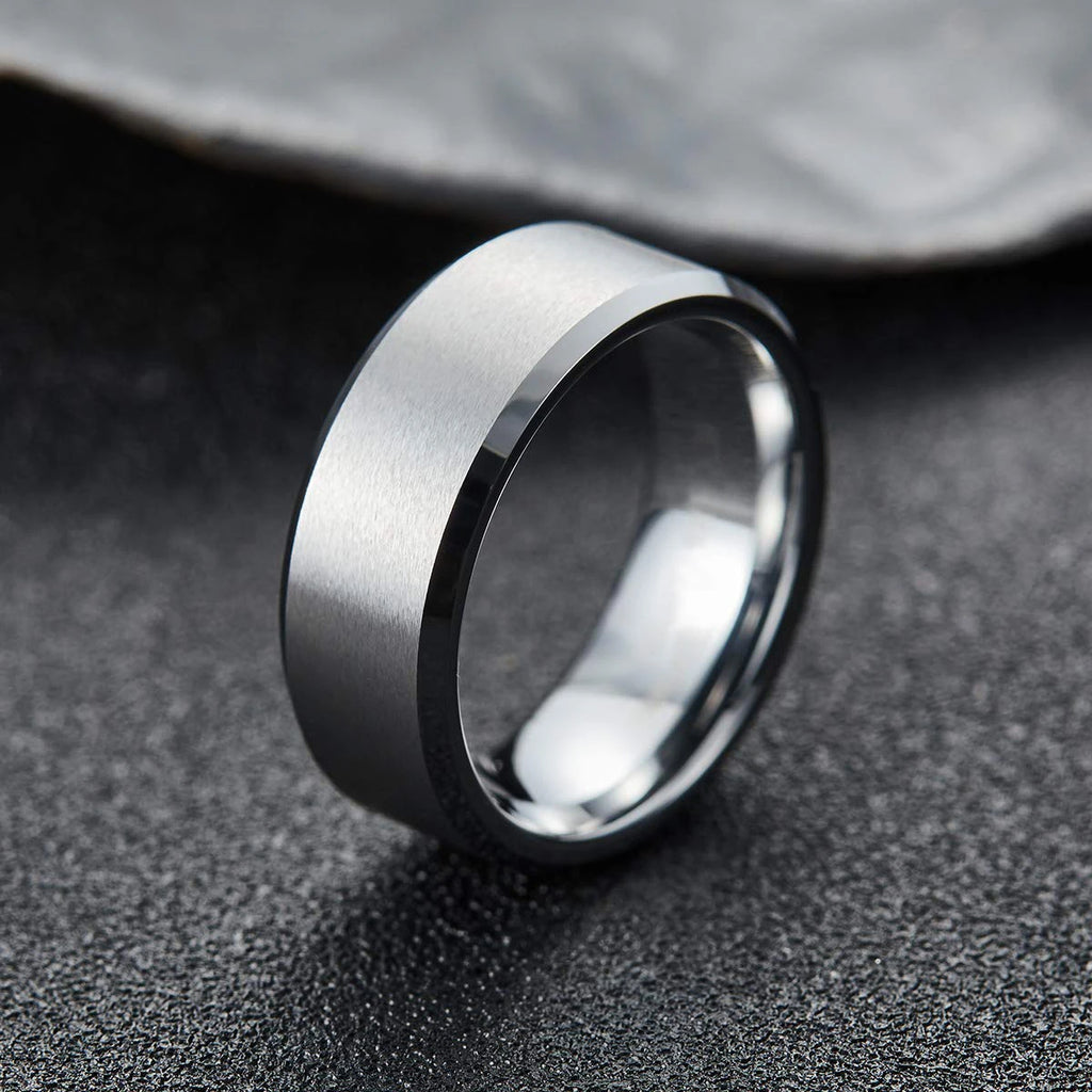 Edelstahl Ring Premium Band Collection