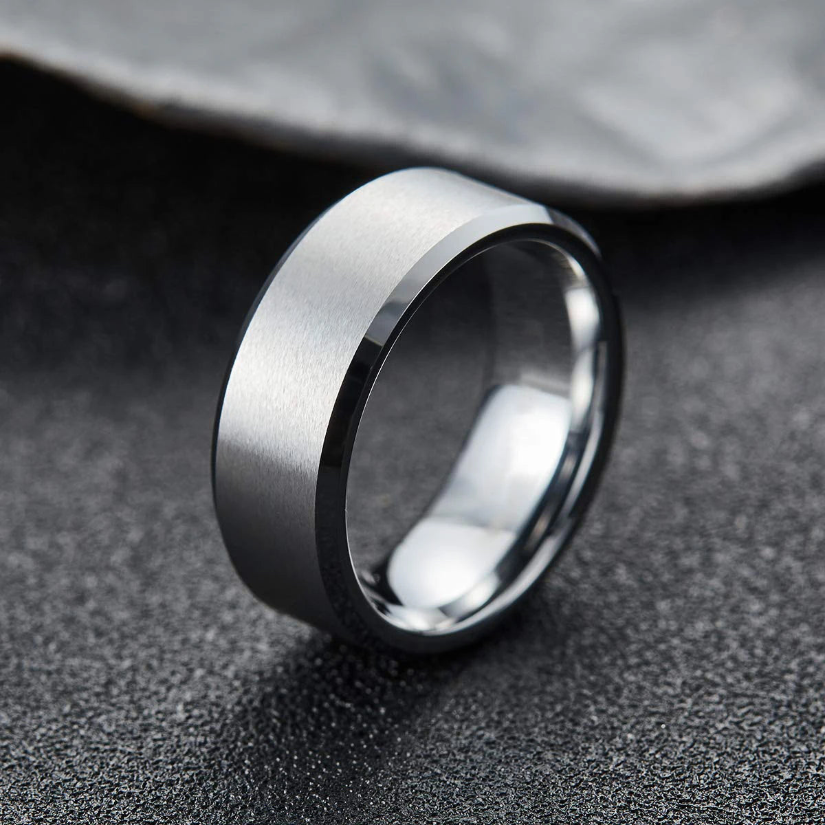 Edelstahl Ring Premium Band Collection
