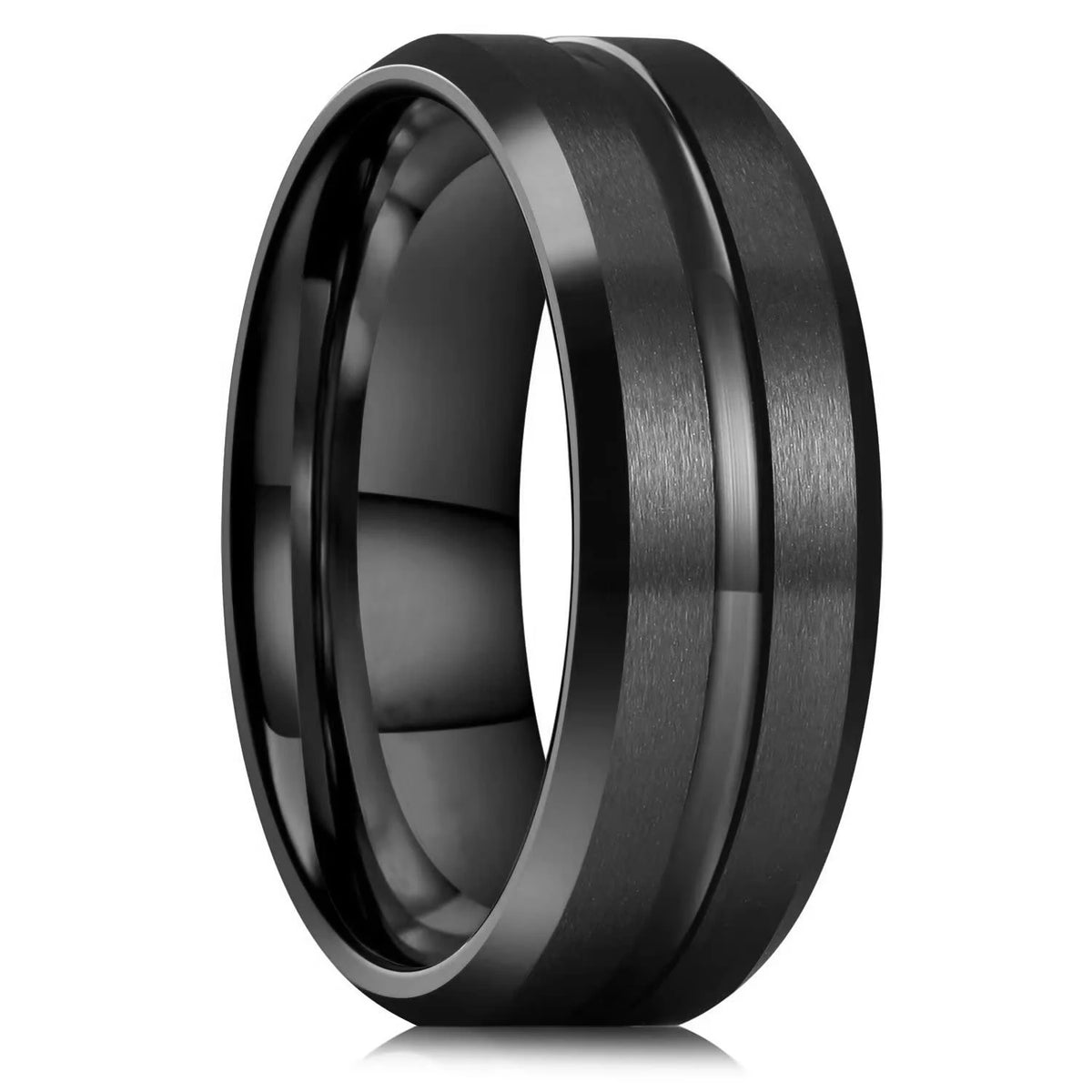 Edelstahl Ring Premium Band Collection