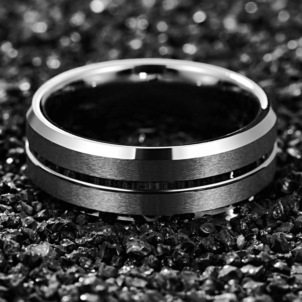 Edelstahl Ring Premium Band Collection