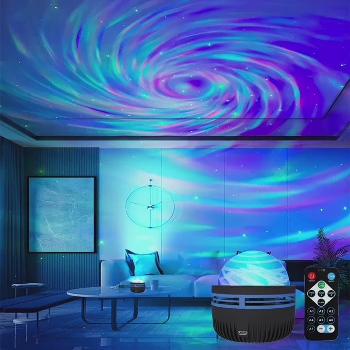 Galaxy & Ozean Projektor LED Atmosphäre Nachtlicht